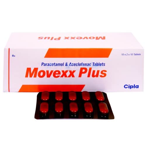 Movexx Plus 100mg/325mg Tablet