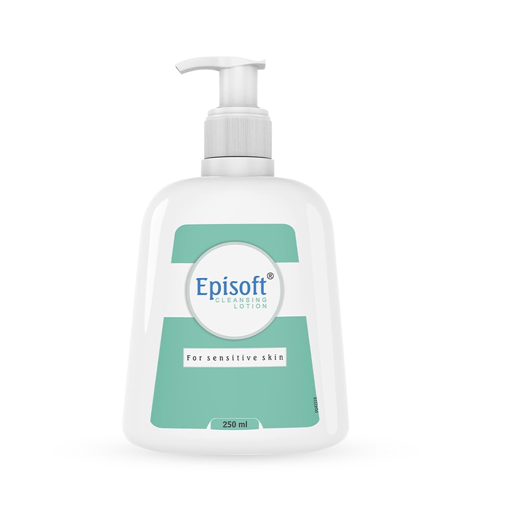 Episoft Cleansing Lotion for Dry to Sensitive Skin | Fragrance-Free | Non-Irritant & Non-Stripping | Derma Care | Balances Skin pH