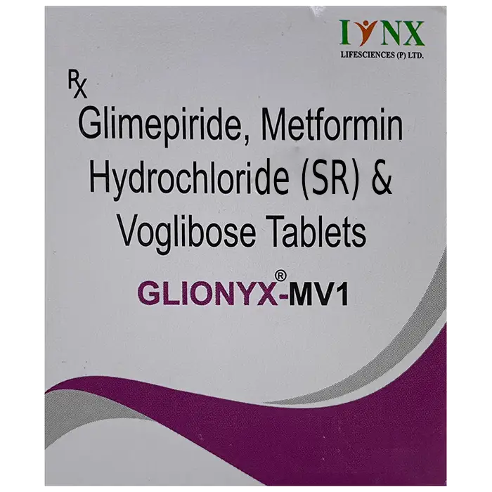 Glionyx-MV 1mg/500mg/0.2mg Tablet