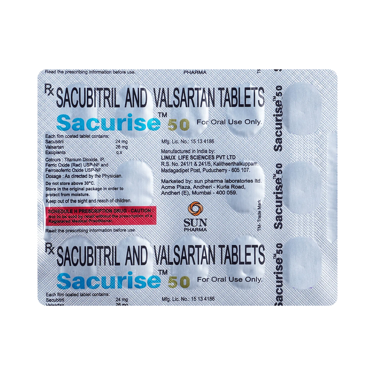 Sacurise 50 Tablet