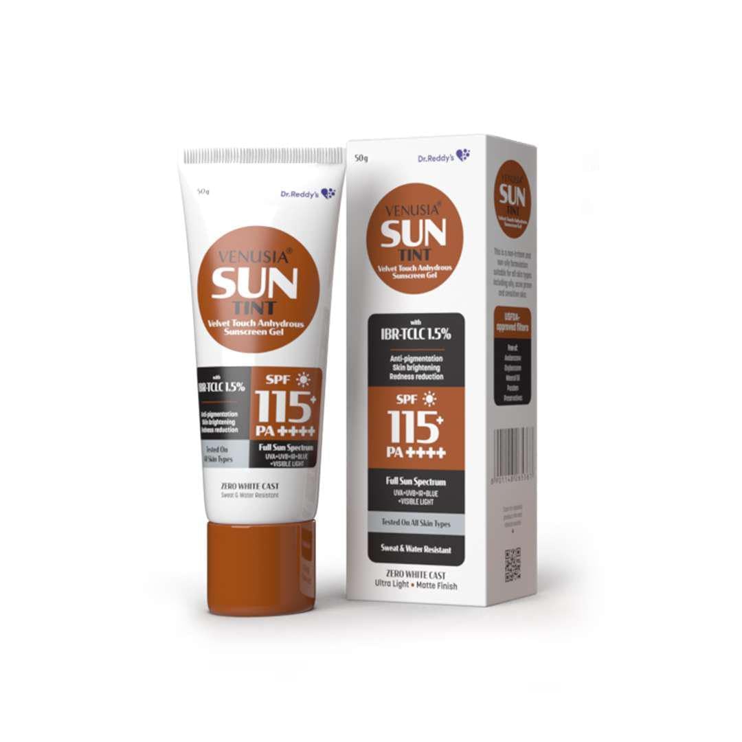 Venusia Sun Tint Velvet Touch Sunscreen Gel SPF 115+ PA++++