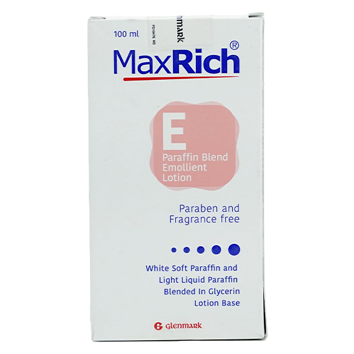 Maxrich E Lotion with Soft Paraffin & Light Liquid Paraffin | Paraben & Fragrance-Free