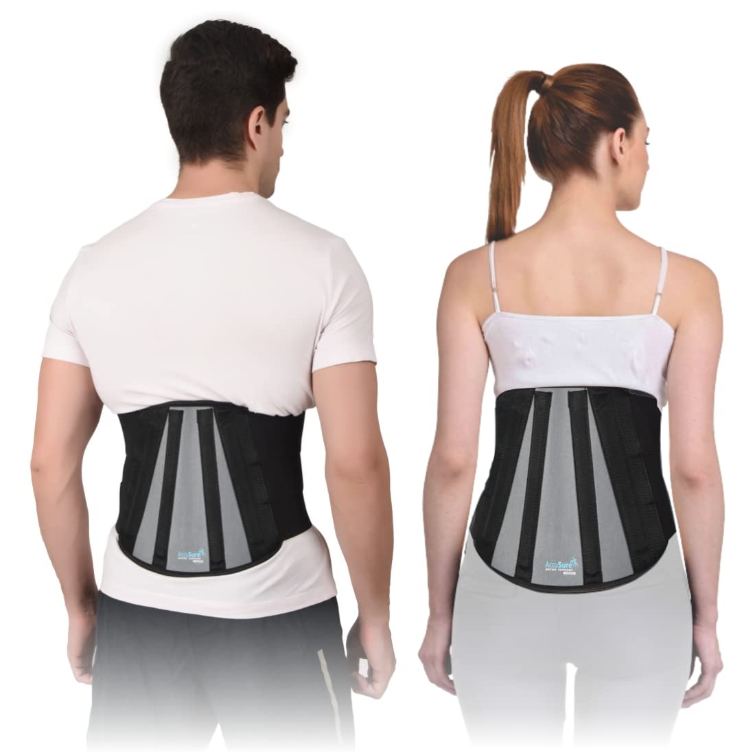 AccuSure Contoured Lumbo Sacral LS Support Belt