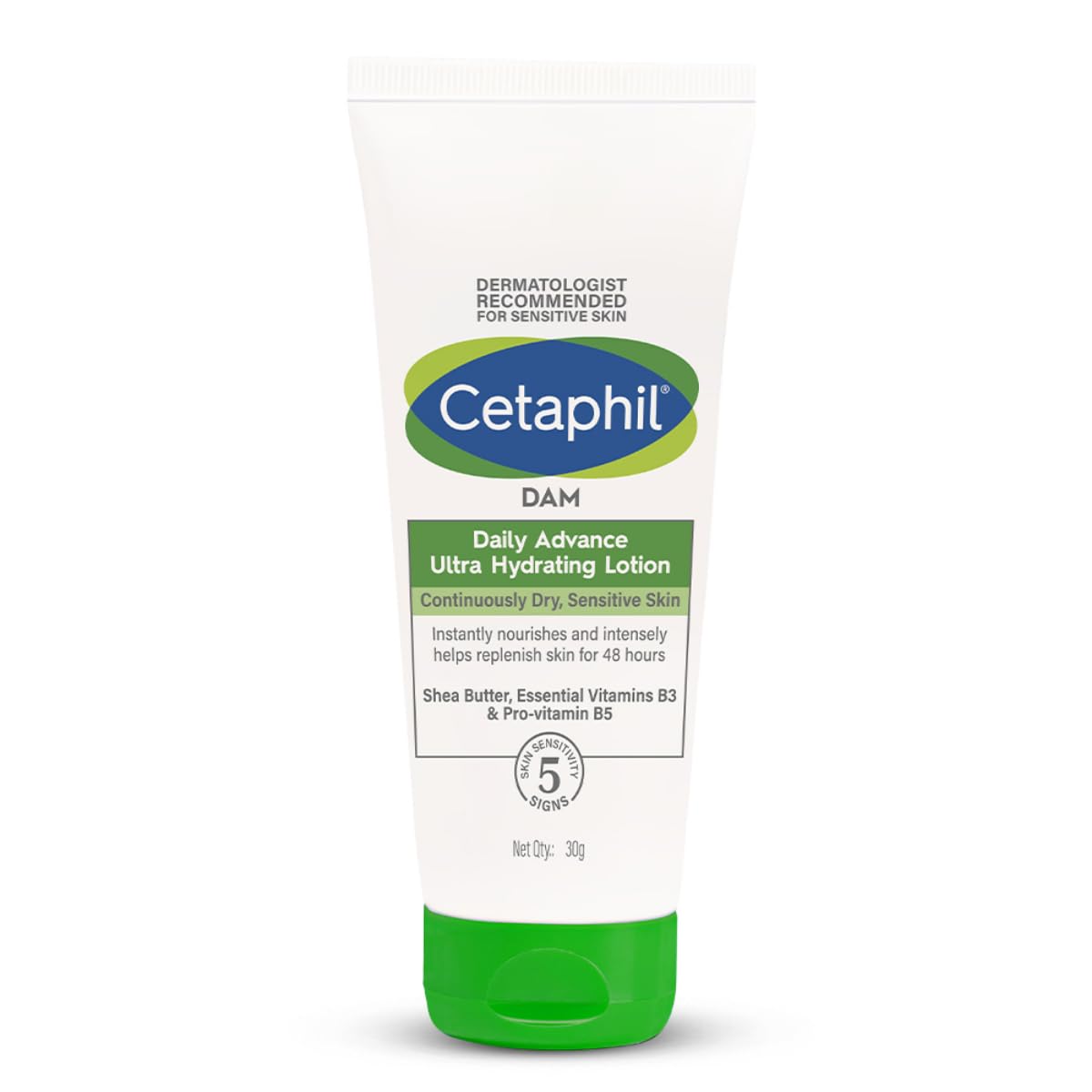 Cetaphil DAM Daily Advance Ultra-Hydrating Lotion | For Continuously Dry, Sensitive Skin