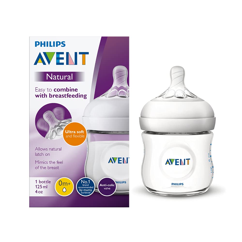 Philips Avent Natural Feeding Bottle (125ml Each)