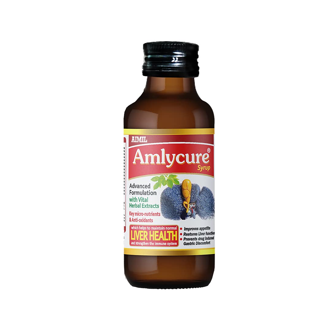 Aimil Amlycure Syrup | Liver Health Protector | Metabolism Booster 100ml