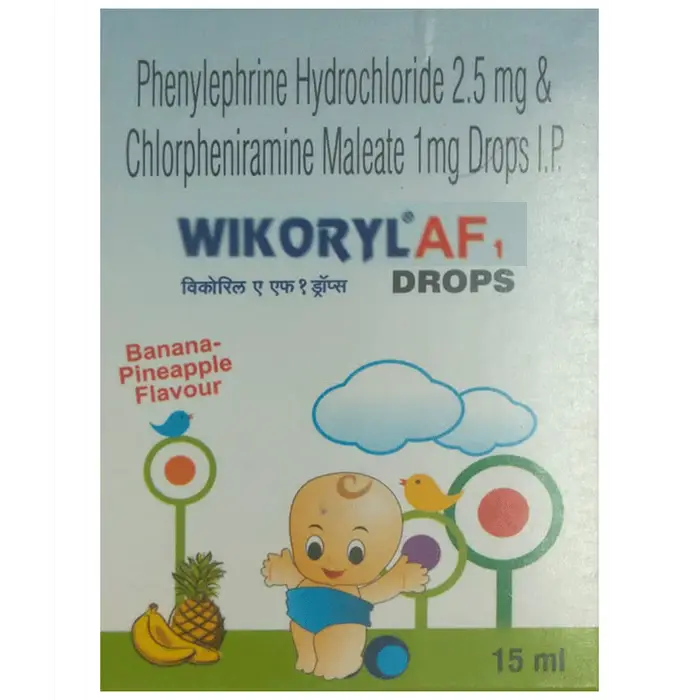 Wikoryl AF 1 Oral Drops Banana-Pineapple