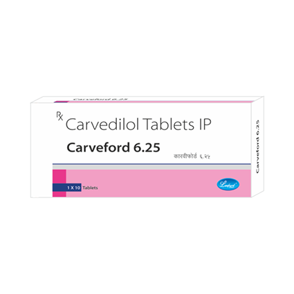 Carveford 6.25mg Tablet