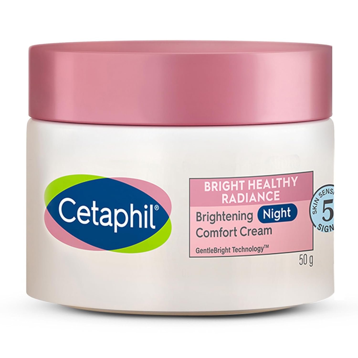 Cetaphil Brightening Night Comfort Cream | For Sensitive Skin