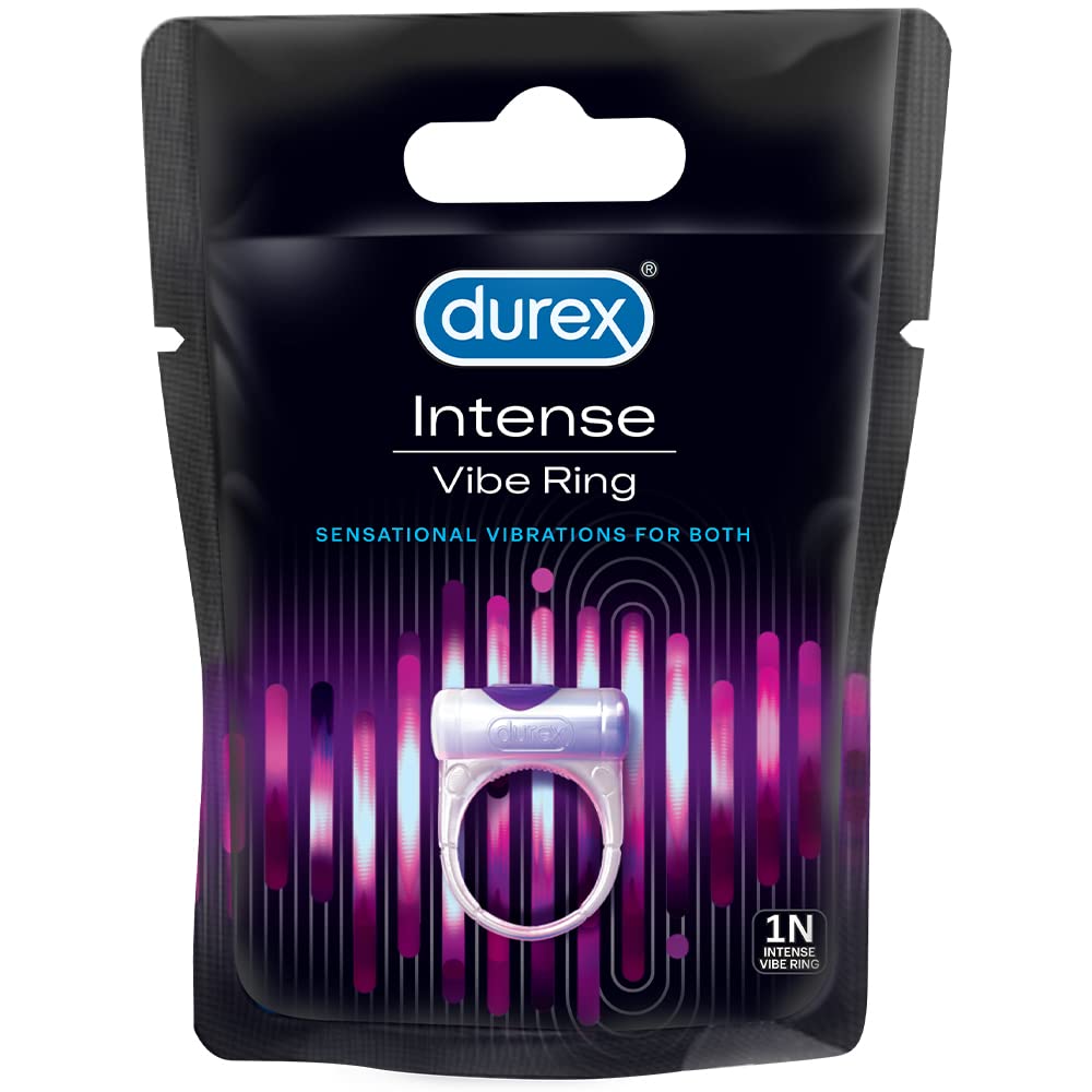 Durex Intense Vibe Ring for Extra Pleasure for Men & Women | Compatible with Condoms & Lubes