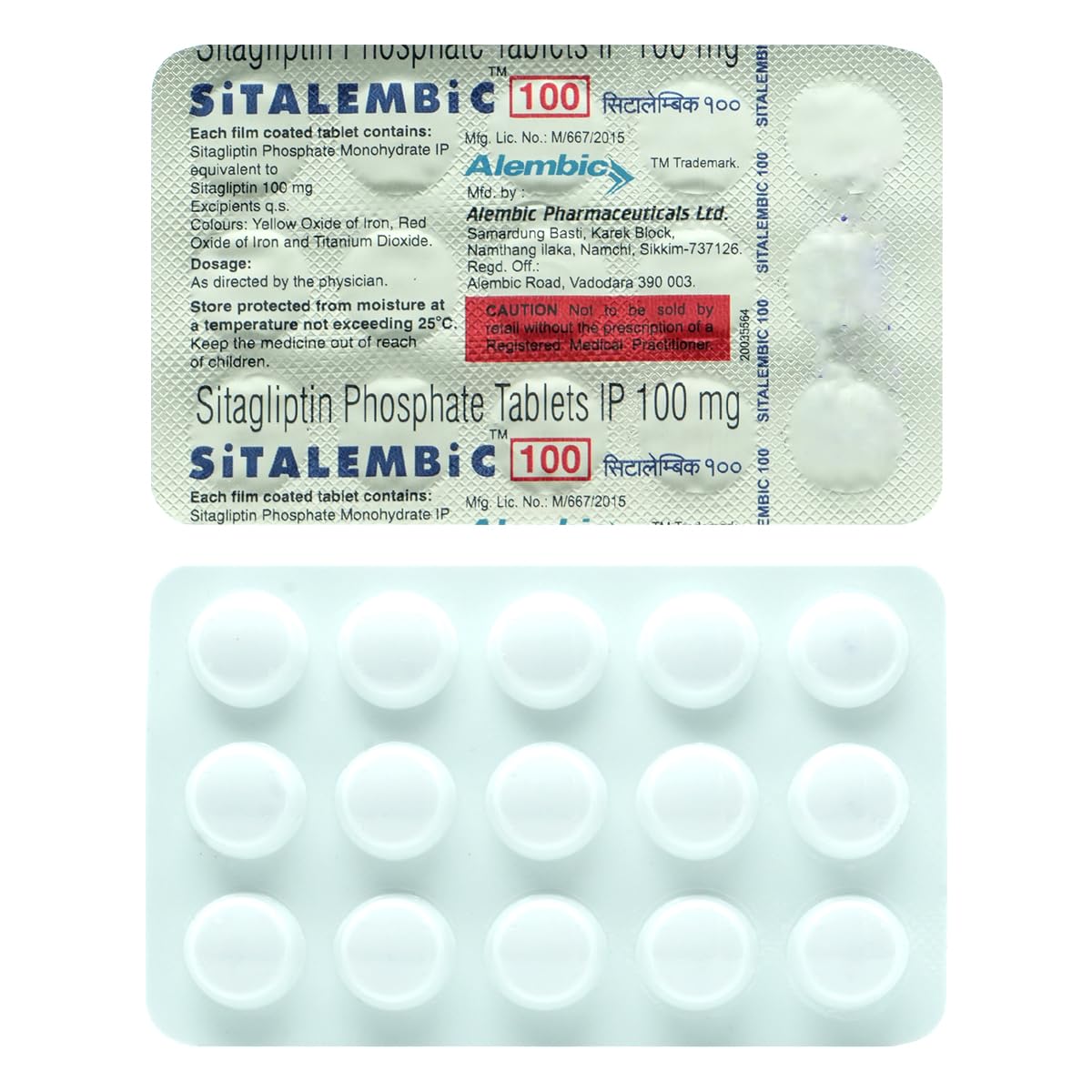 Sitalembic 100mg Tablet