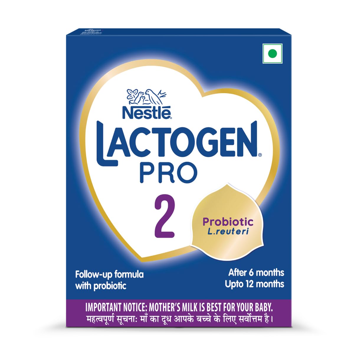 Nestle Lactogen Stage 2 Protein for Baby | With Iron, Calcium, Vitamin A, C & D | Powder Refill