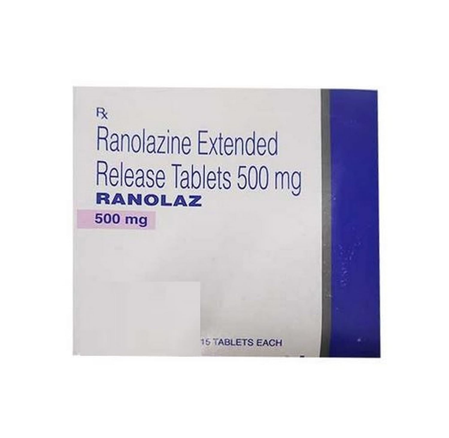 Ranolaz 500mg Tablet SR