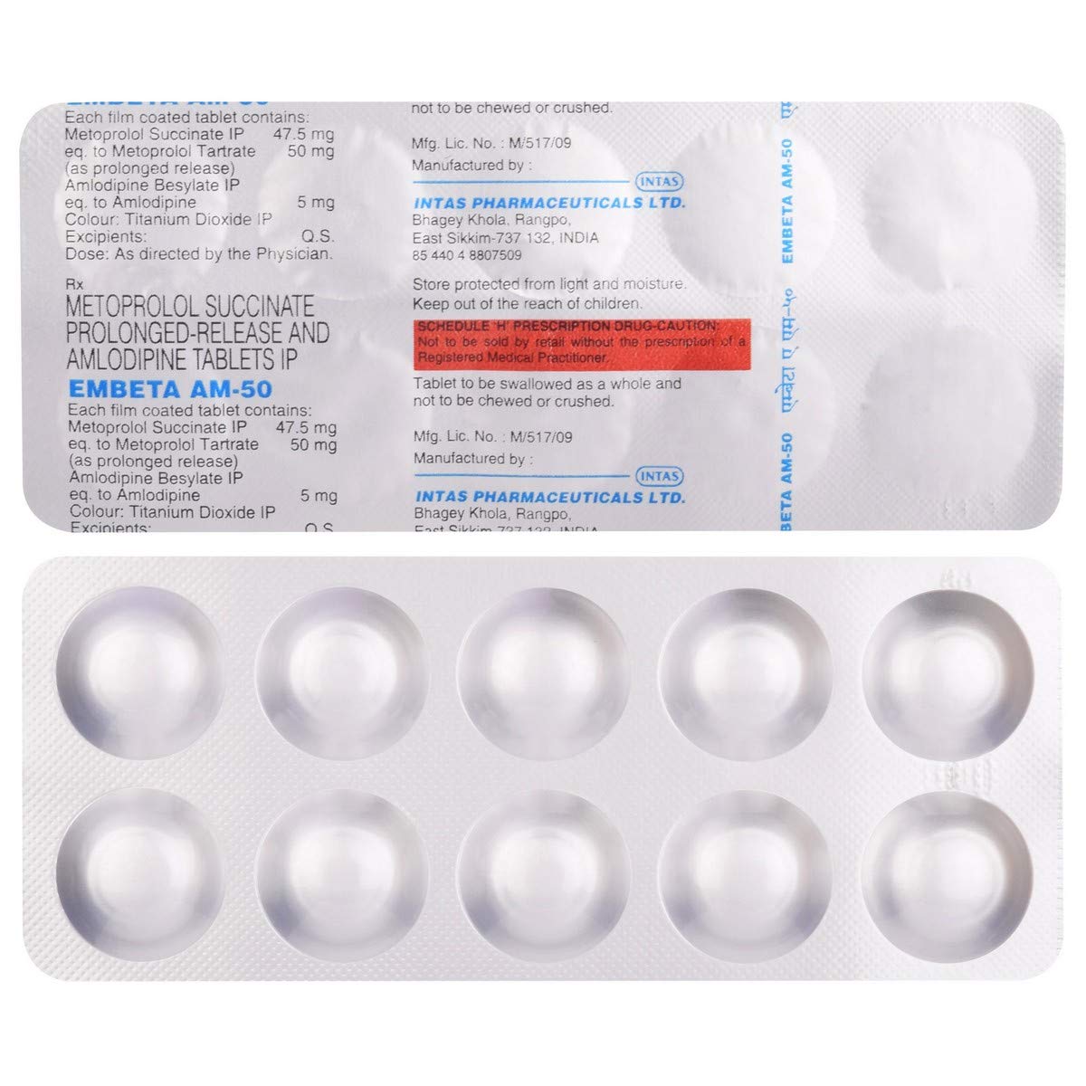 Embeta AM 50 Tablet PR