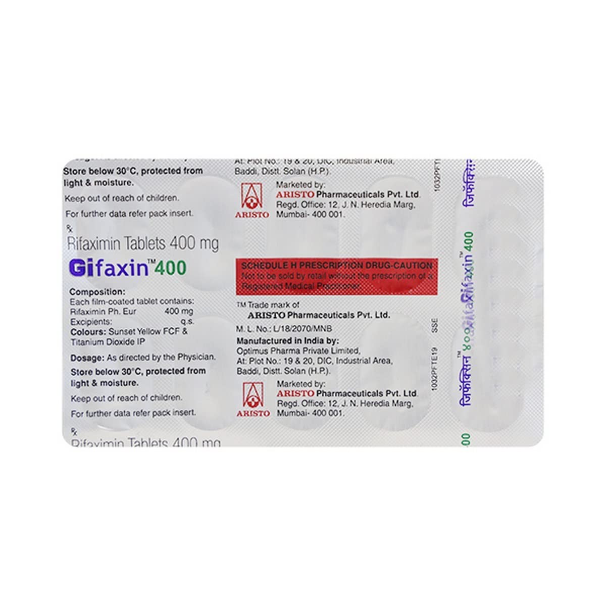 Gifaxin 400 Tablet