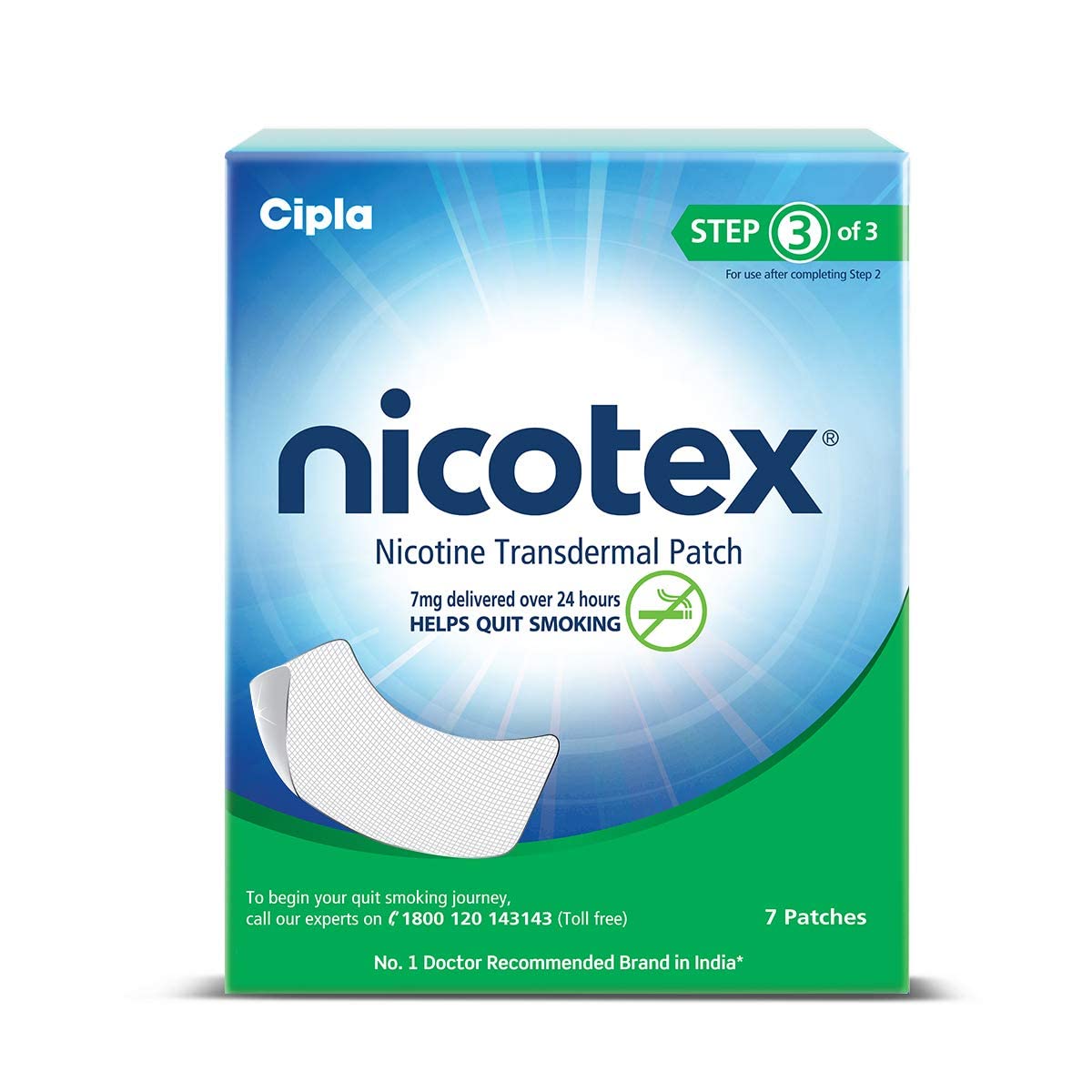 Nicotex 7mg Transdermal Patch