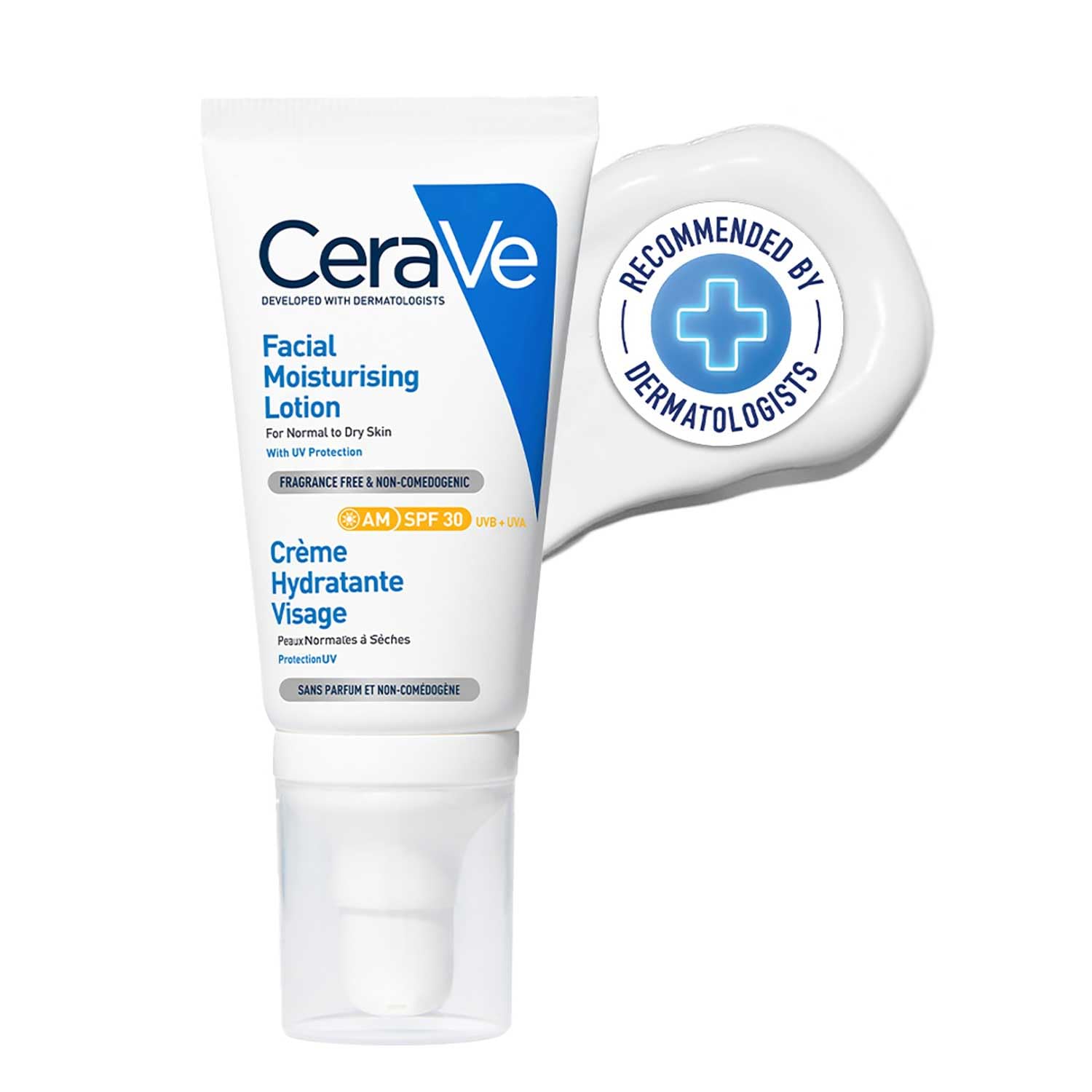 CeraVe AM Facial Moisturising Lotion for Normal to Dry Skin SPF 30