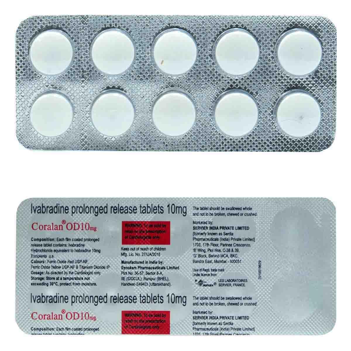 Coralan OD 10mg Tablet PR