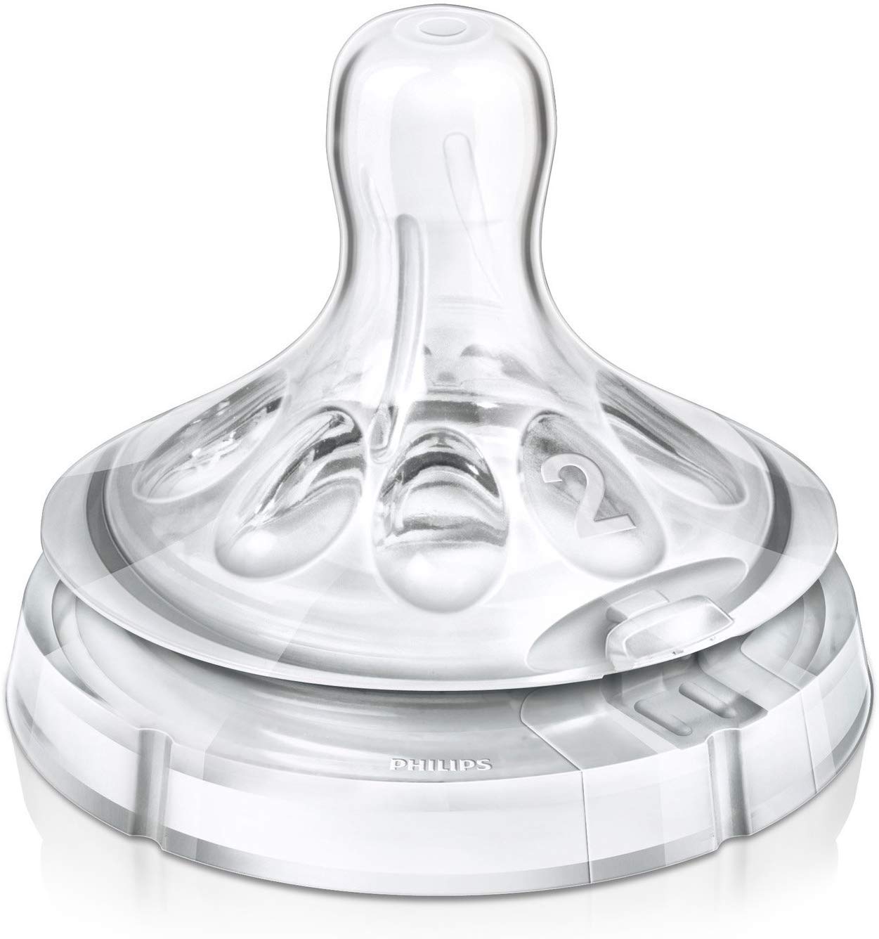 Philips Avent Natural Teat 2 Holes Slow Flow for 1m+