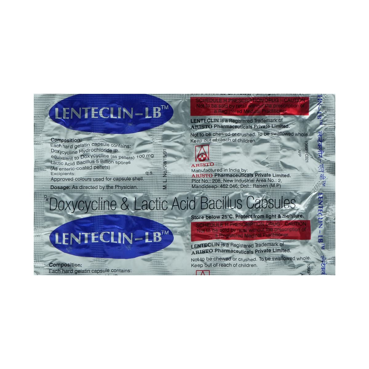 Lenteclin LB 100mg Capsule