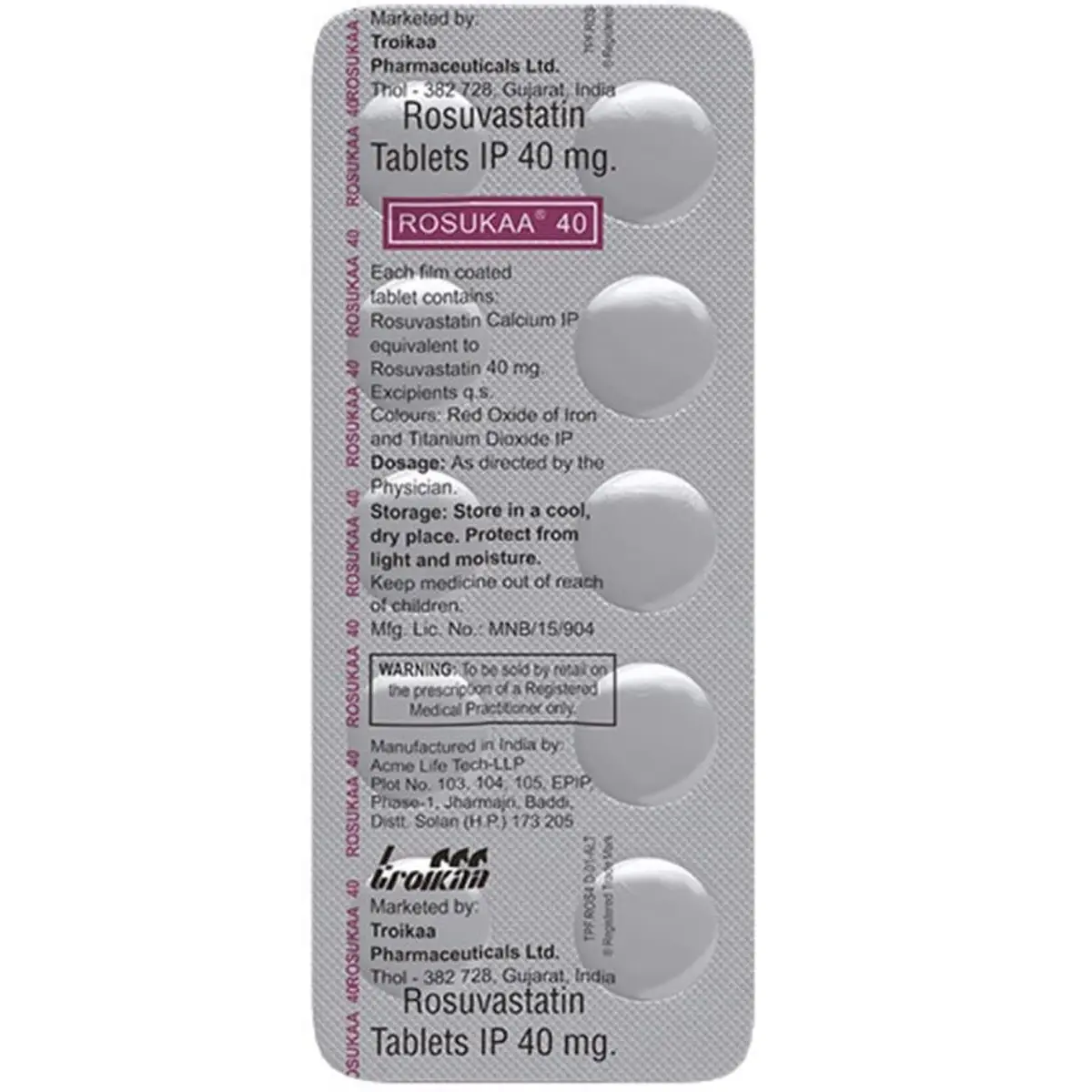 Rosukaa 40 Tablet