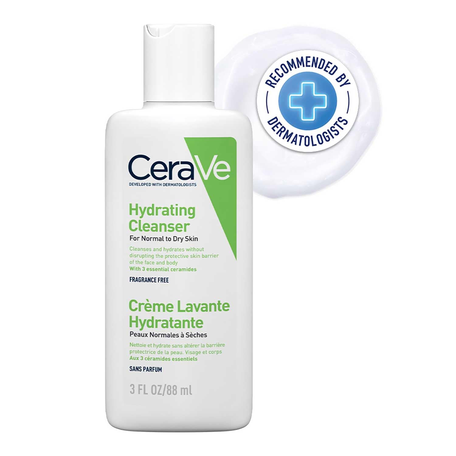 CeraVe Hydrating Cleanser For Normal & Dry Skin 88ml