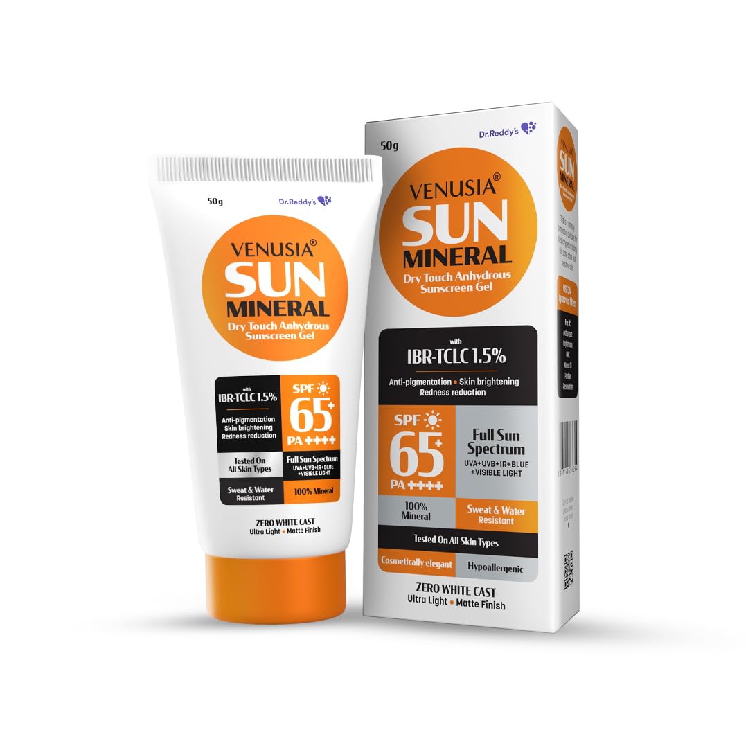 Venusia Sun Mineral Sunscreen Gel SPF 65+ PA++++