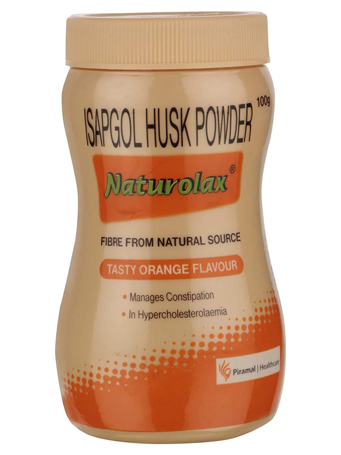 Naturolax A Powder | For Constipation, Gas & Stomach Care | Natural Source | Flavour Tasty Orange 100gm