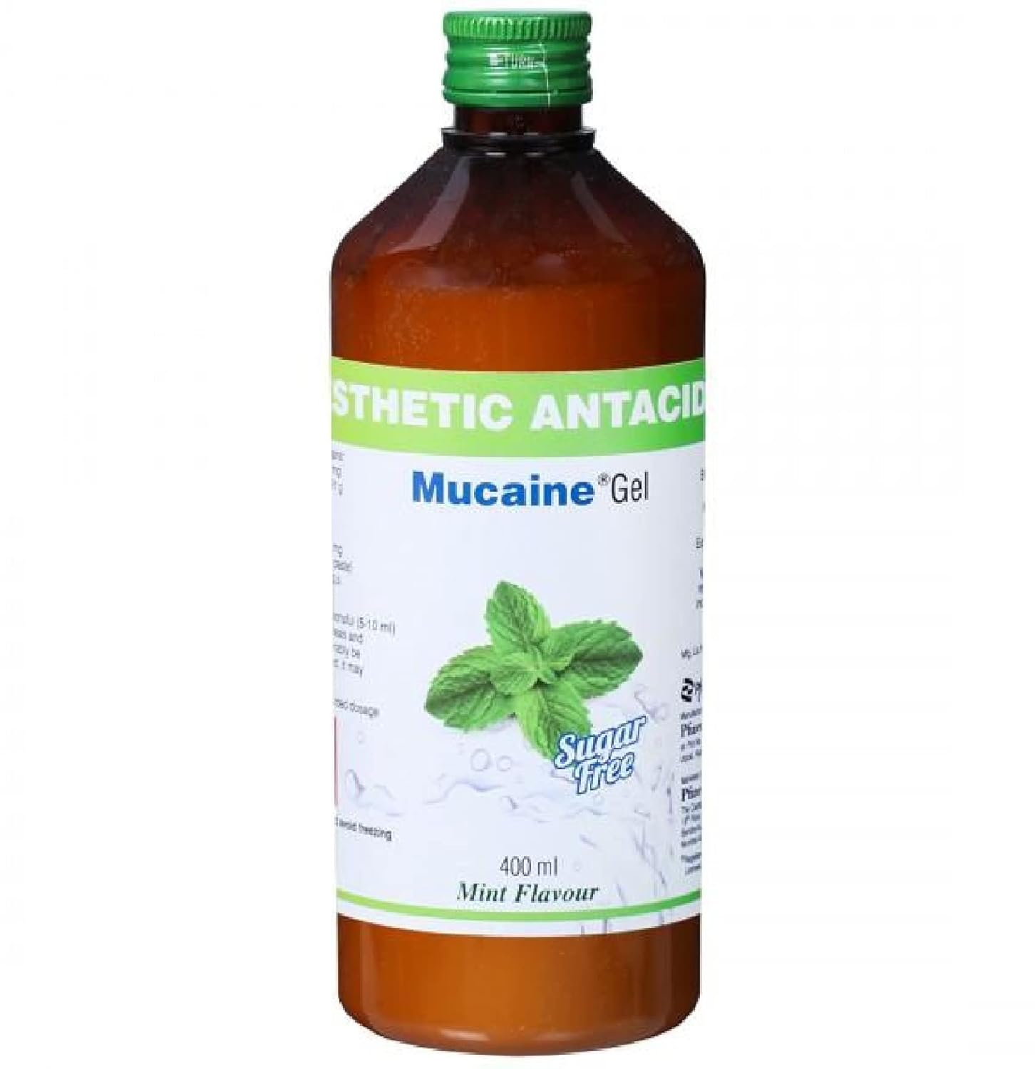 Mucaine Gel Mint Sugar Free 400ml