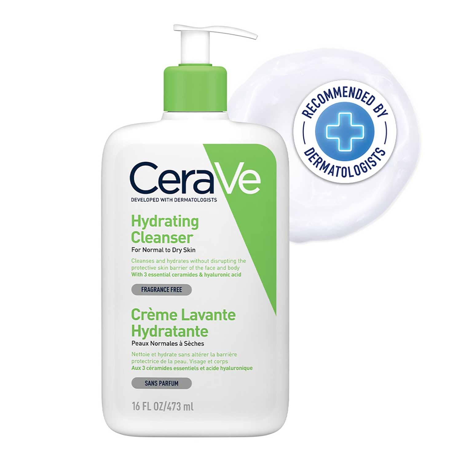 CeraVe Hydrating Cleanser For Normal & Dry Skin 473ml