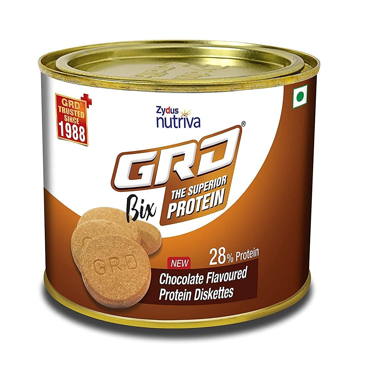 GRD Bix The Superior Protein for Immunity | Flavour Chocolate Diskette