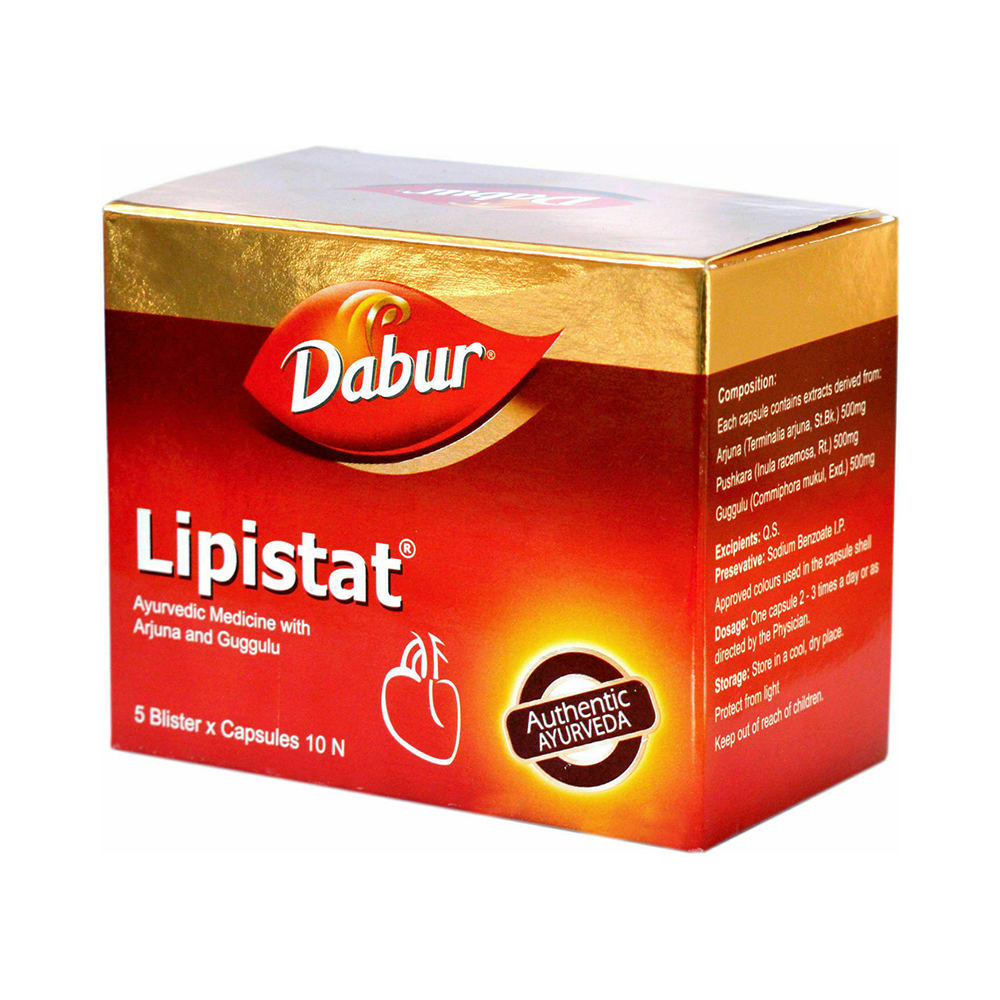 Dabur Lipistat CapsuleDabur Lipistat Capsule | For Heart Health/Care | Reduces Bad Cholesterol