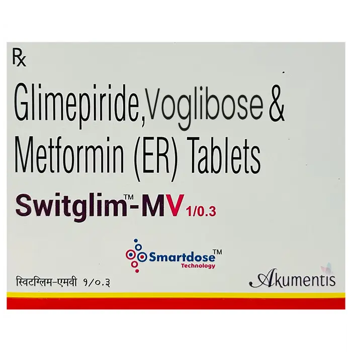 Switglim-MV 1/0.3 Tablet ER