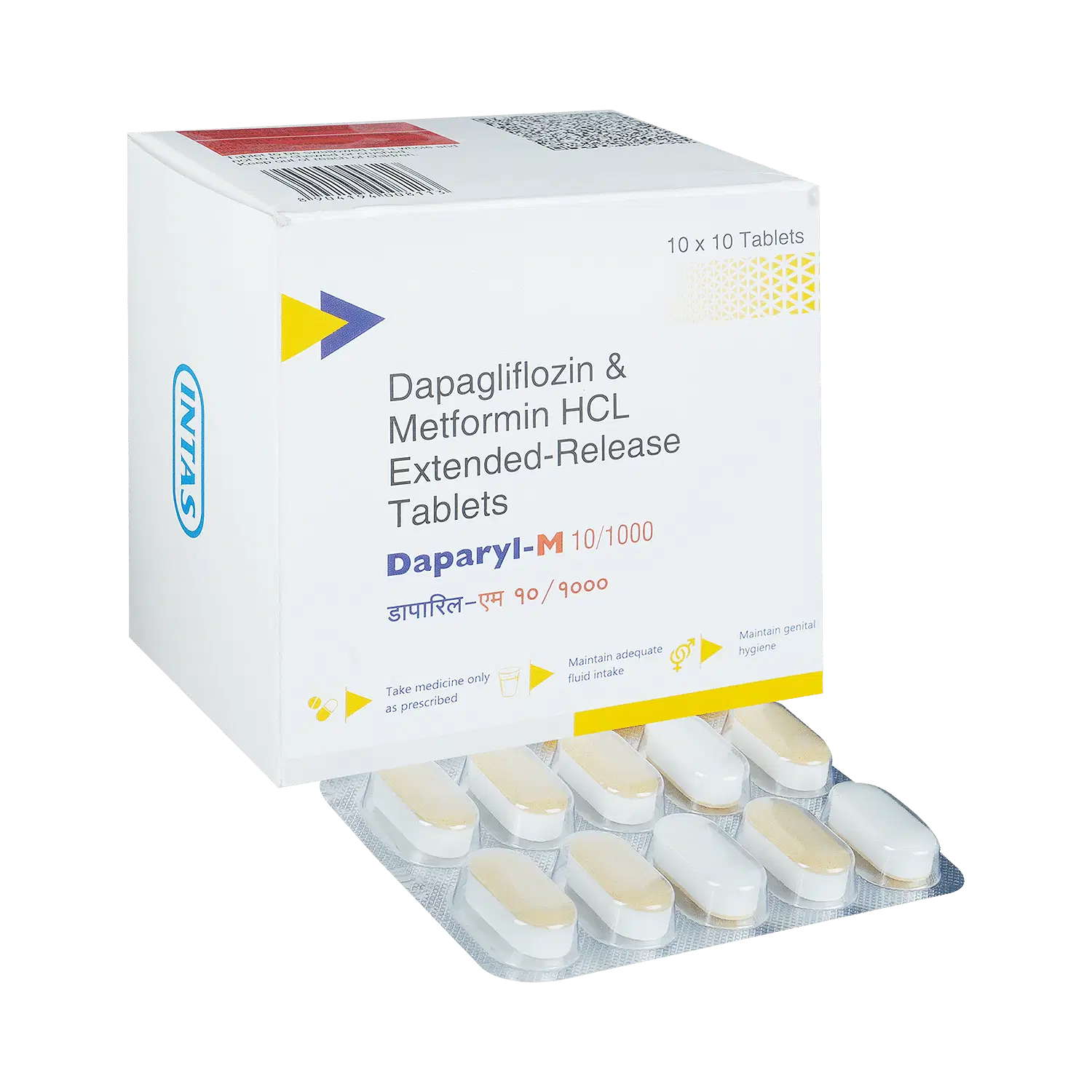 Daparyl M 10mg/1000mg Tablet ER