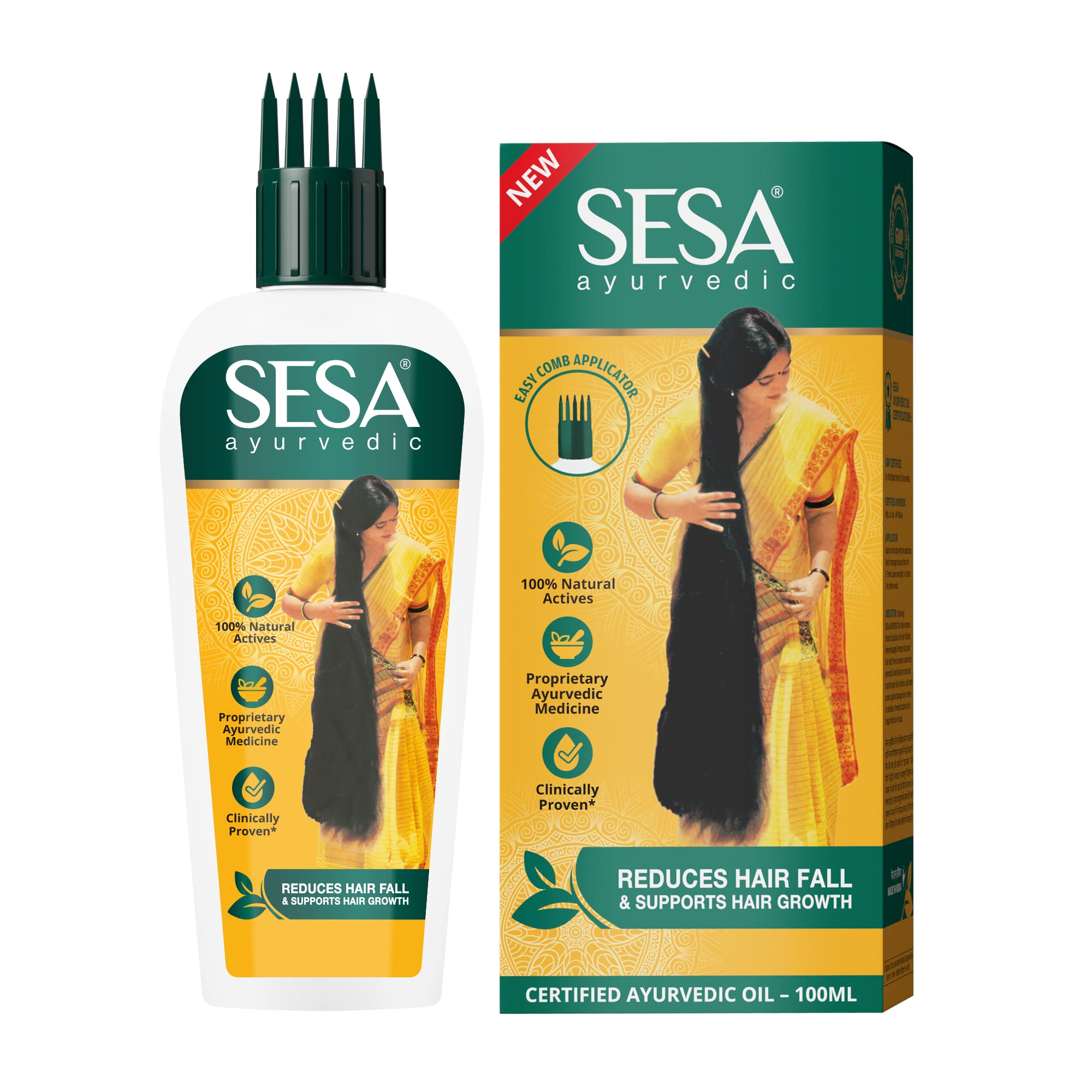 Sesa Ayurvedic Hair Oil | Reduces Hair Fall & Supports Hair Growth