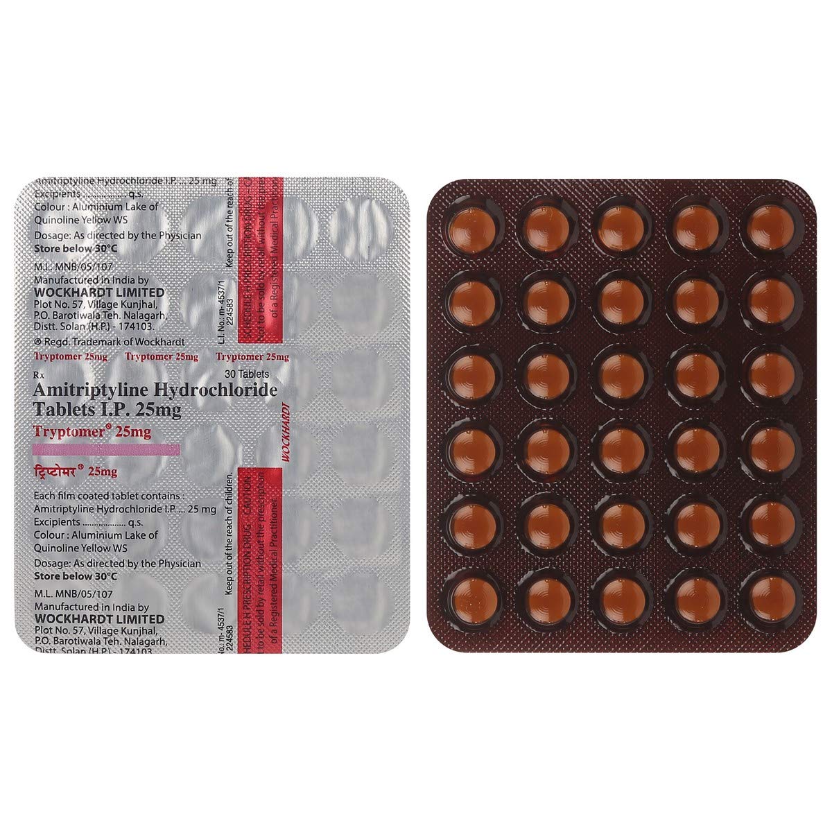 Tryptomer 25mg Tablet