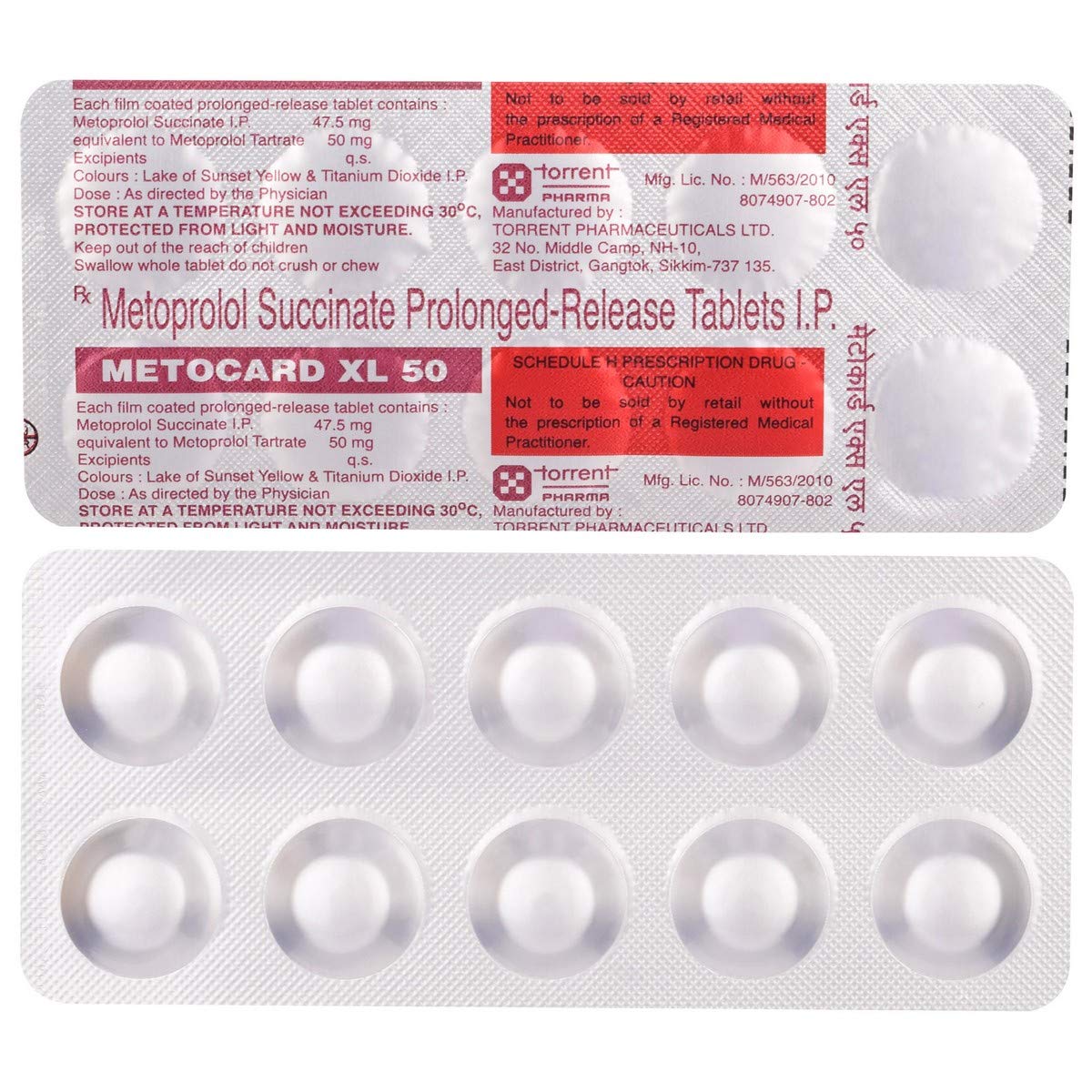 Metocard XL 50 Tablet