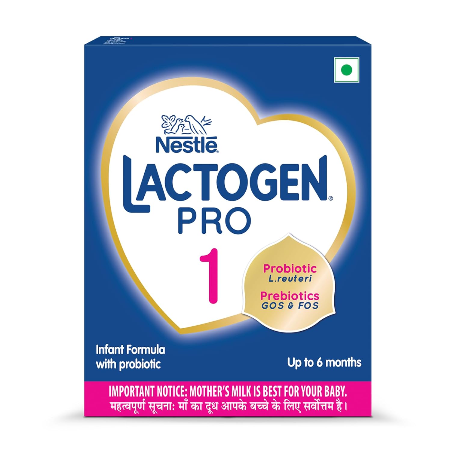 Nestle Lactogen Stage 1 Infant Formula for Babies (Up to 6 Months) | With L-Reuteri, Whey Protein & Lactose | Refill