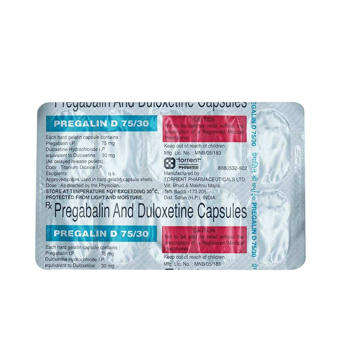 Pregalin D 75/30 Capsule