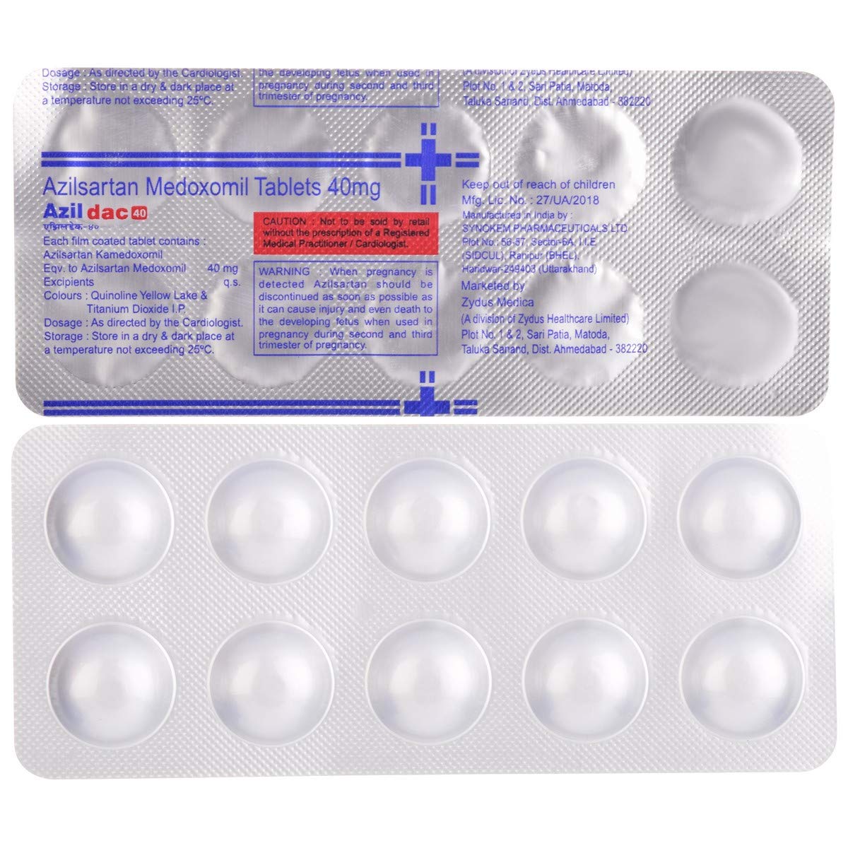 Azildac 40 Tablet