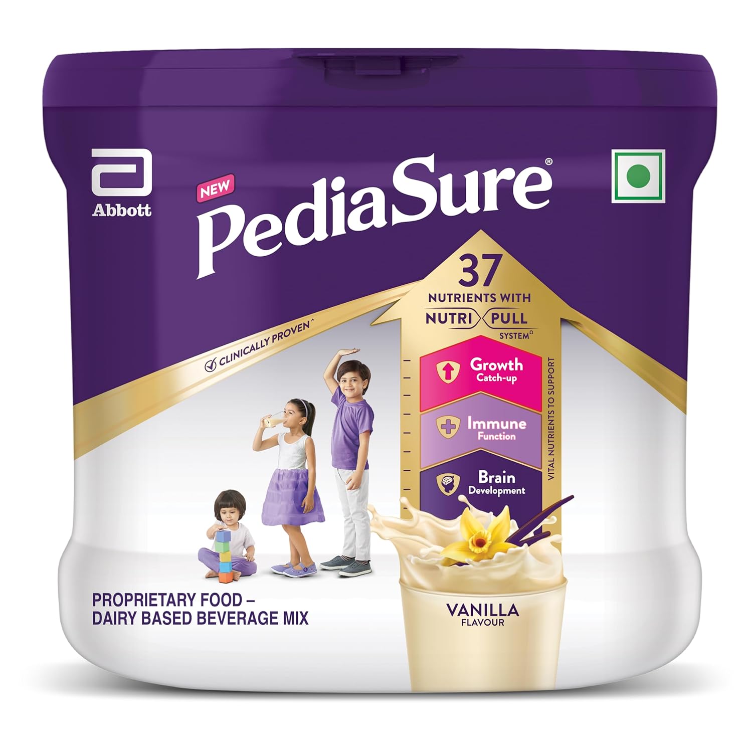 PediaSure Scientifically Designed Nutritional Drink for Kids Growth Vanilla 200gm Jar