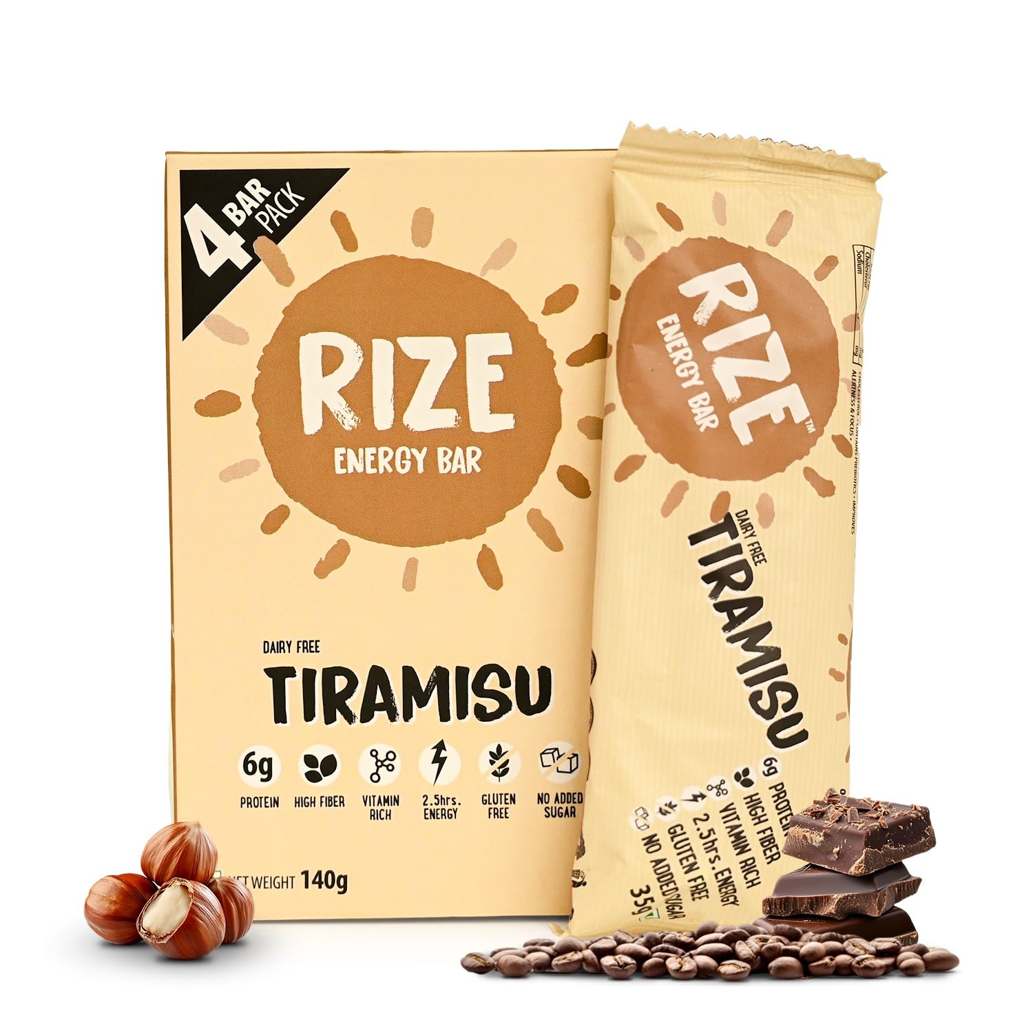 Rize Energy Bar Tiramisu
