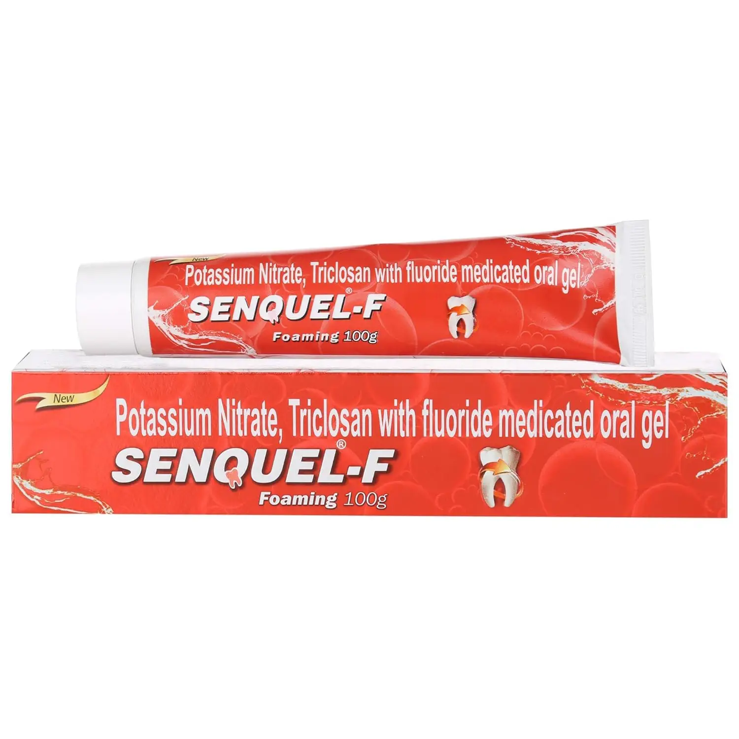 Senquel-F Foaming Medicated Oral Gel | For Sensitive Teeth & Gums