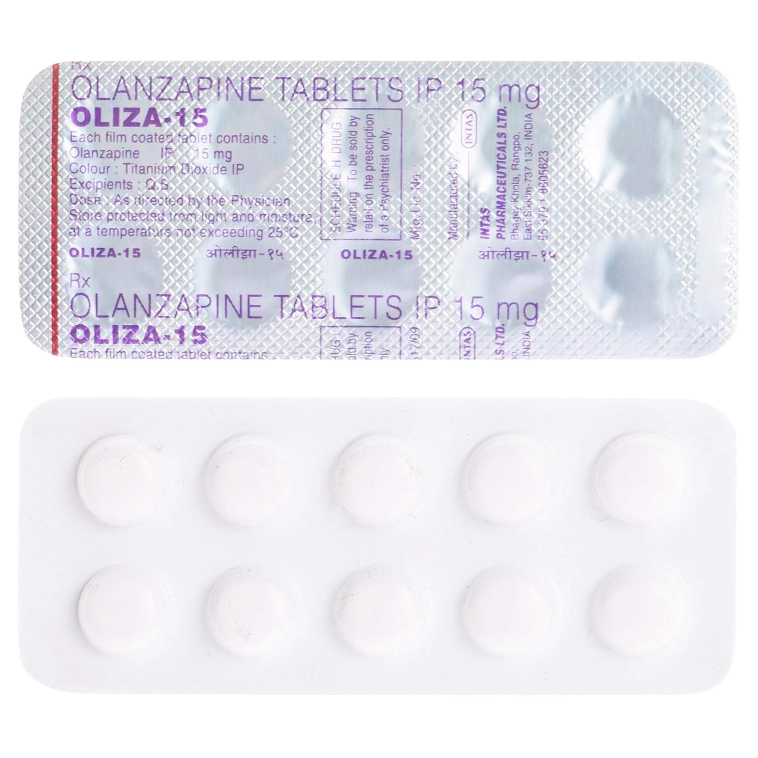 Oliza 15 Tablet