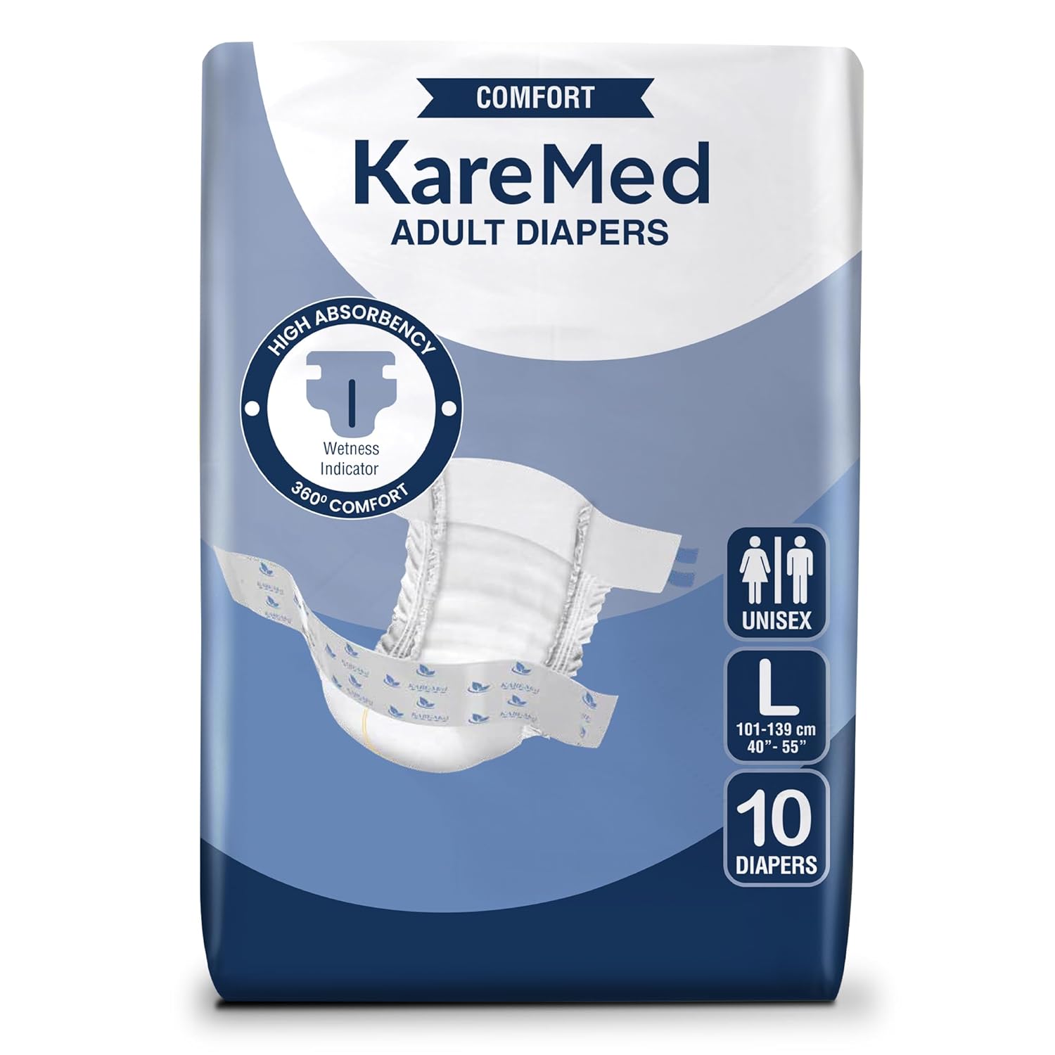 Kare Med Adult Diapers Large 10 Count