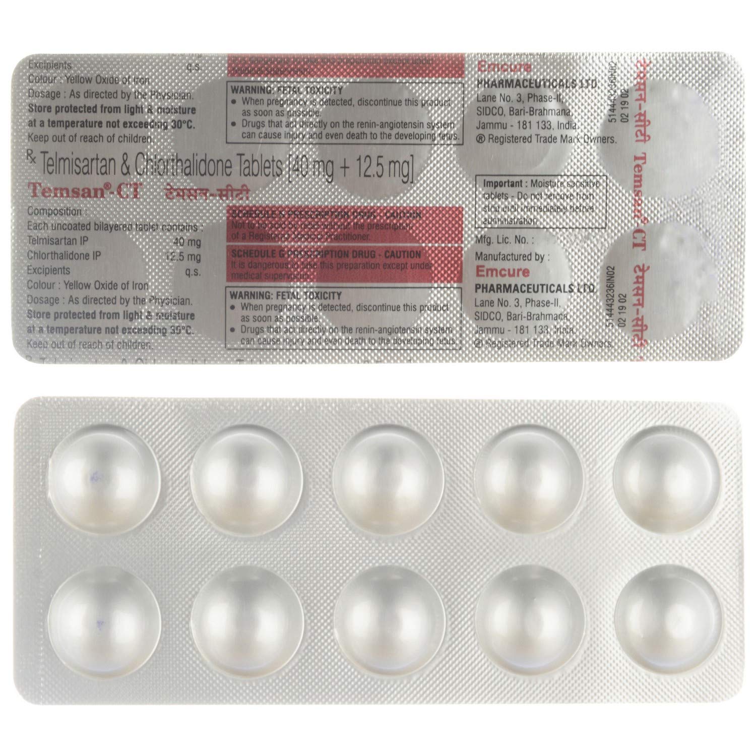 Temsan-CT 40 Tablet