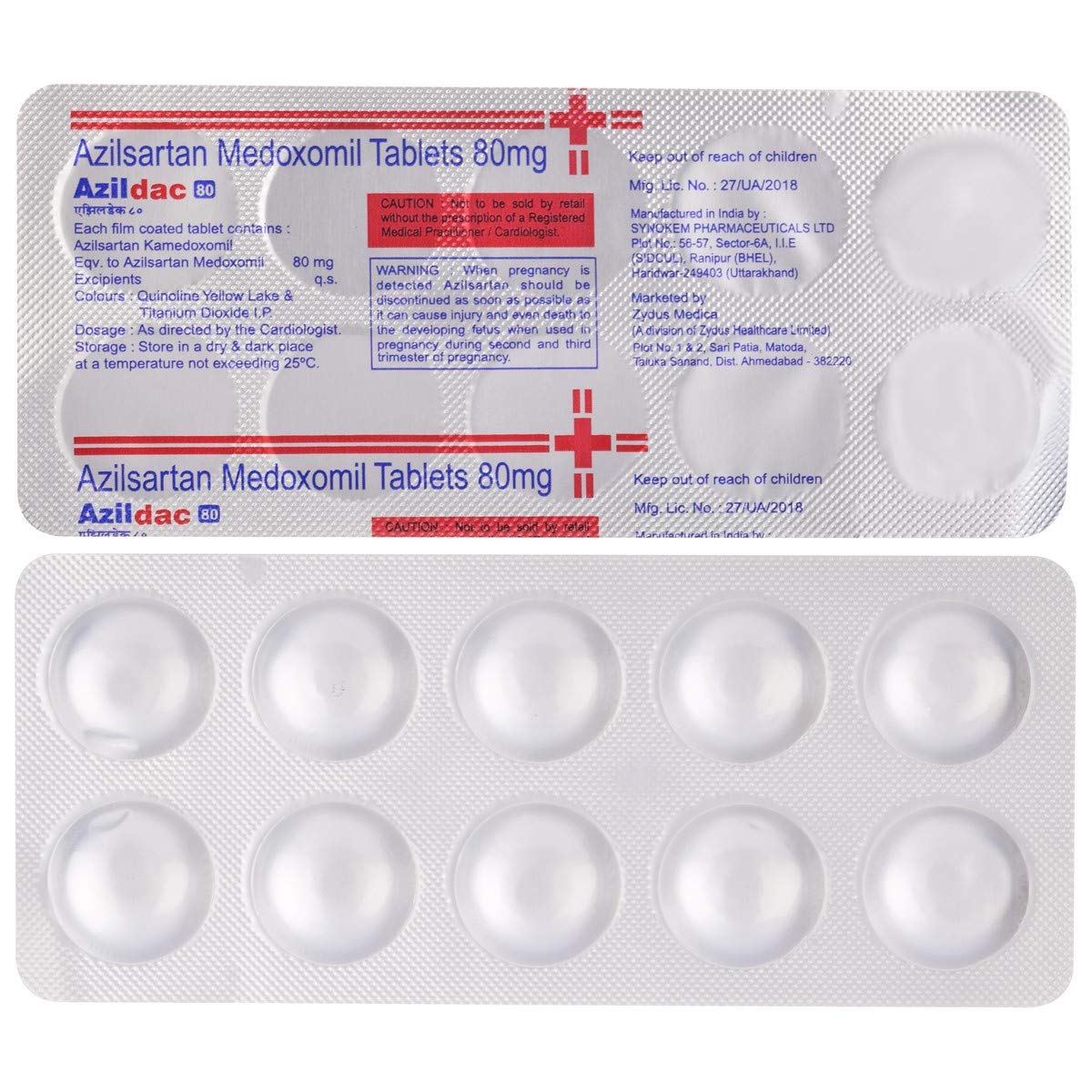 Azildac 80 Tablet