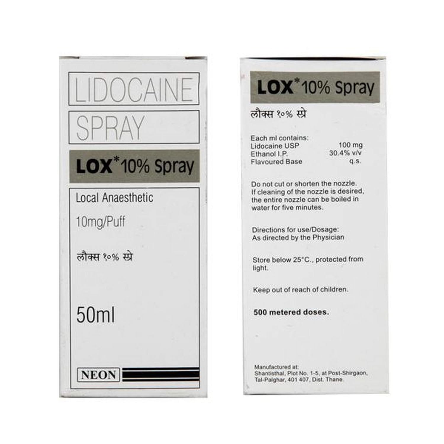 Lox 10% Spray 50ml