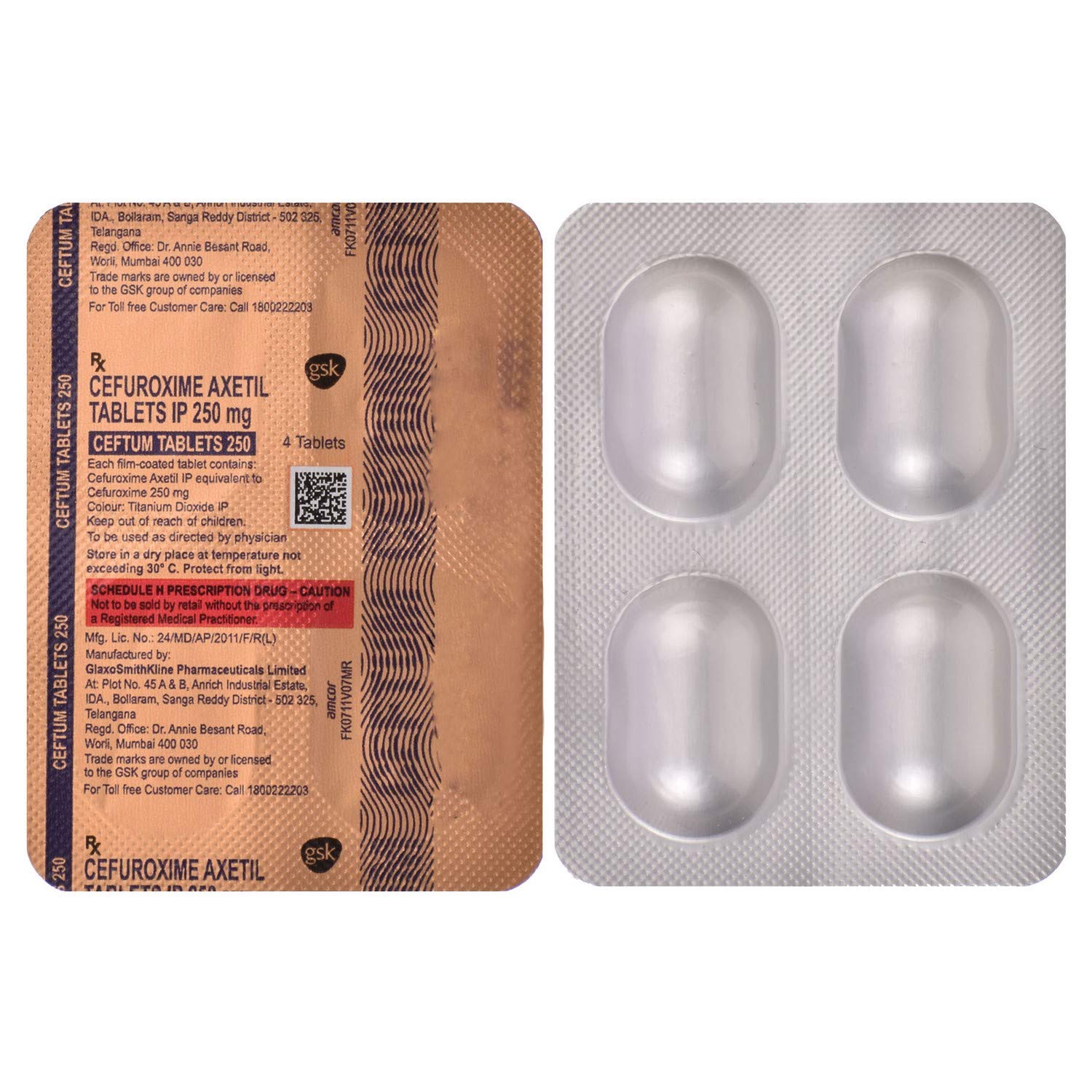 Ceftum 250mg Tablet