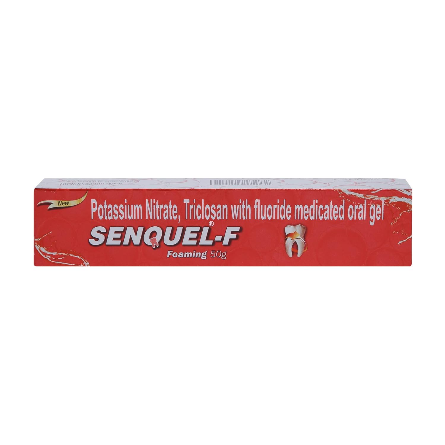 Senquel-F Foaming Medicated Oral Gel | For Sensitive Teeth & Gums 50gm